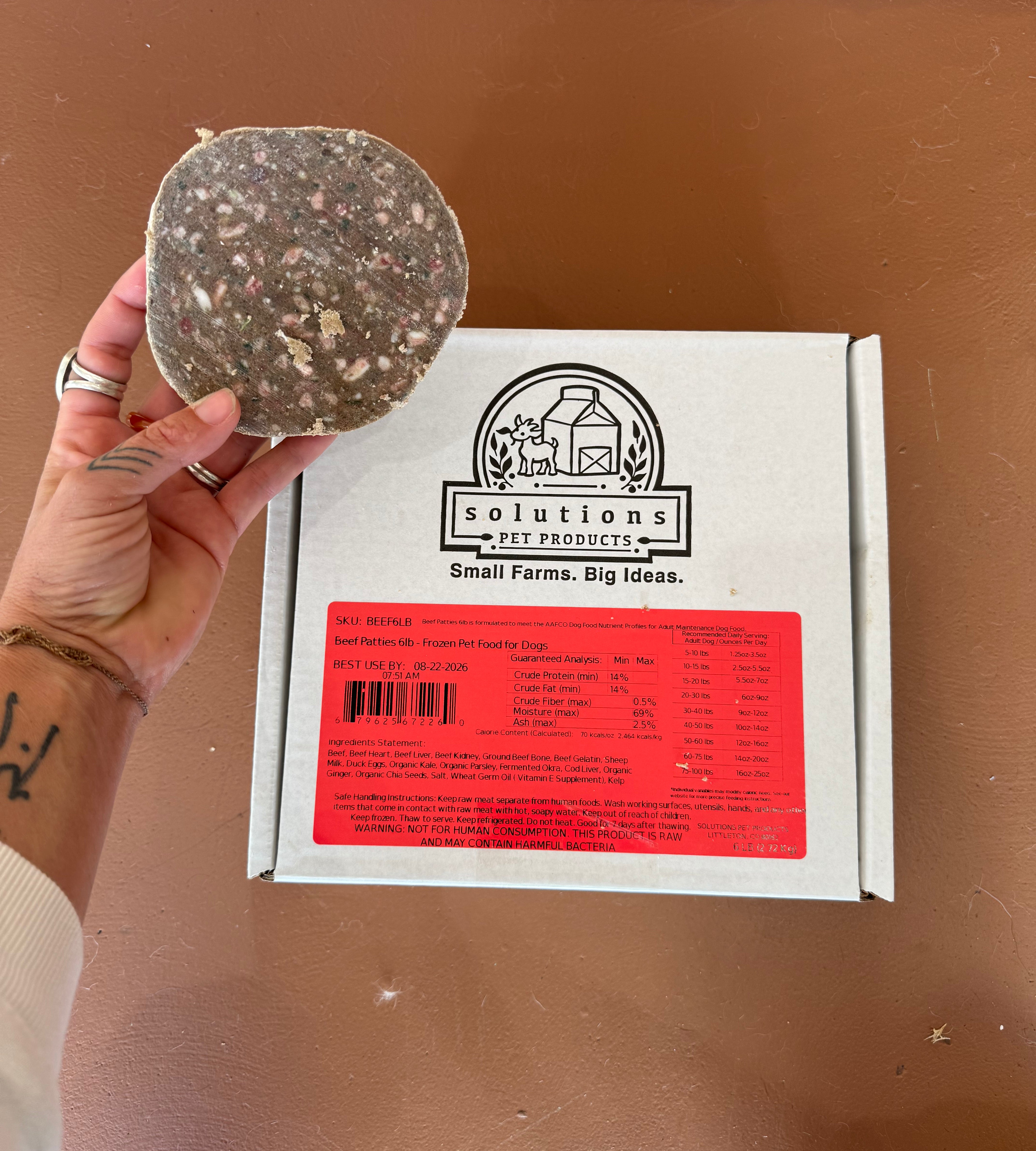 Solutions - 6lb Patties | 1 unit