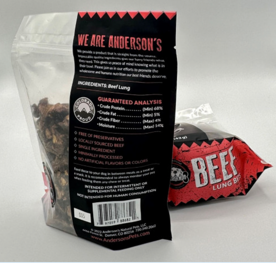 Andersons - Beef Lung Bits - 5oz
